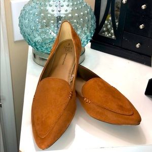 Cognac colored flats